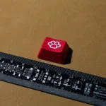 Cat Paw Keycap for mechanical keyboards. Adorable, squishy translucent pads glow brightly. Multiple views highlight its premium charm.