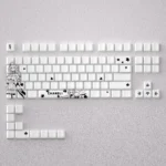 Changli Keycap Set on a keyboard, featuring an exquisite gaming character design with vibrant, ethereal artistry.