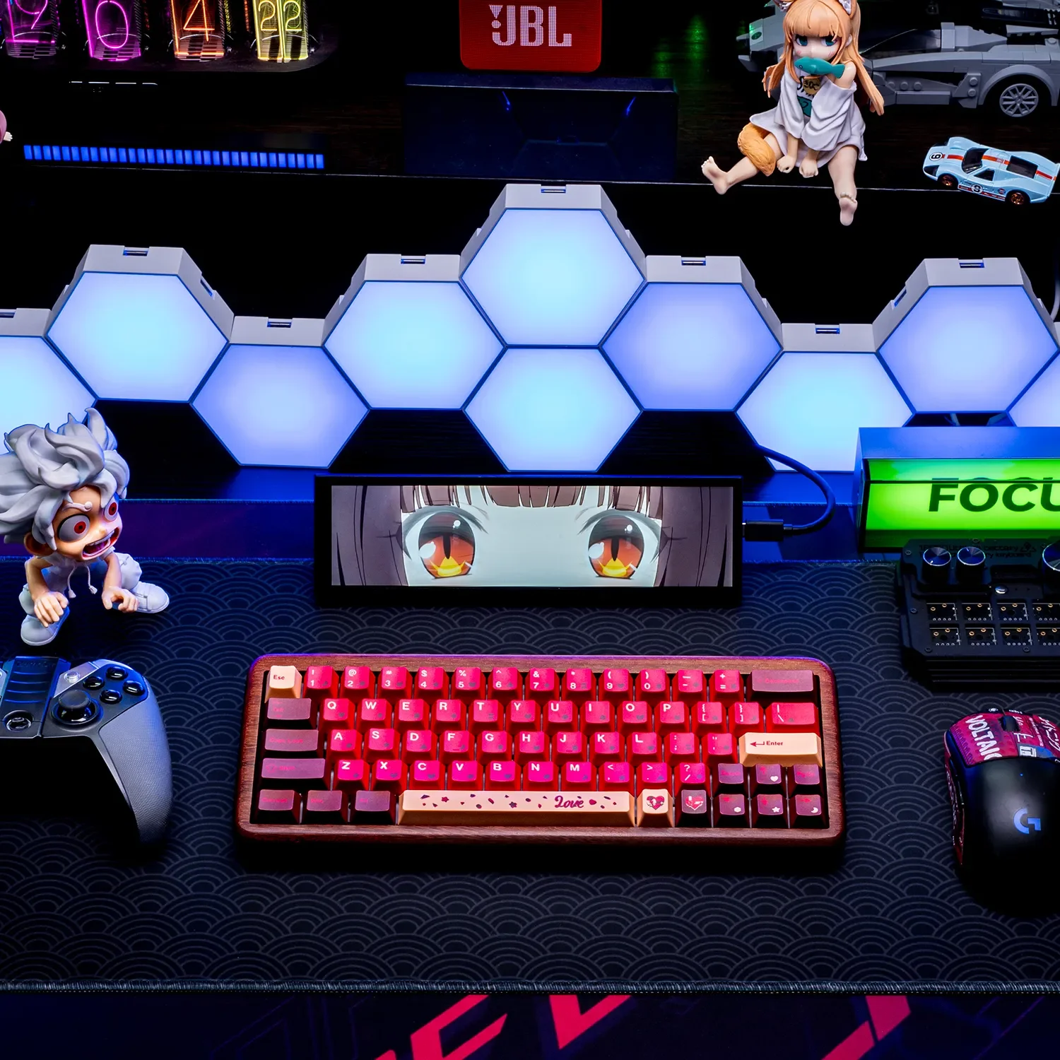 A luxurious set of PBT dye-sublimated chocolate keycaps set, showcasing decadent liquor-infused tones and gourmet textures on a mechanical keyboard.