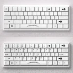 Gothic-inspired Chrome Hearts Keycaps custom PBT set, displaying iconic motifs, minimalist lines, and a premium finish for an edgy desktop.