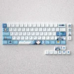 Exclusive Chtholly Keycaps PBT set for mechanical keyboards, showcasing vibrant anime art of Chtholly Nota Seniorious. Elevate your setup with this gorgeous set.
