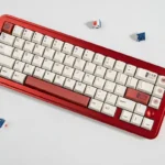 Premium No One Cherry Keycap Set, showcasing crisp dye-sub legends and a durable Cherry profile for a timeless, minimalist keyboard aesthetic.