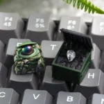 Exquisite Delta Force Artisan Keycap. This handcrafted resin miniature art features a highly detailed, immersive natural diorama.