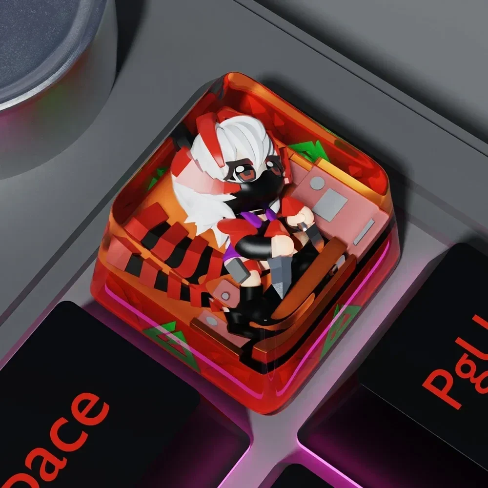 Exclusive Delta Force Hackclaw artisan keycap showcasing intricate military-grade design with an aggressive tactical claw motif for premium setup.