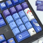 Dr. Ratio Honkai: Star Rail keycaps set gallery. See intricate scholar-inspired designs from various angles, showcasing premium details and exclusive characters design.