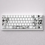 Elegant Keycap Set. Premium Cherry profile keycaps in Jinhsi opaque design, showcasing sophisticated colors and timeless elegance beautifully.