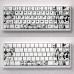 Jinhsi Keycap Set showcasing premium Cherry profile, timeless aesthetics, and sophisticated colors inspired by tranquil skies.