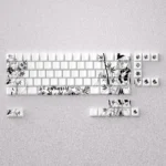 Jinhsi Keycap Set. This premium Cherry profile set features subtle, opaque keycaps in sophisticated, tranquil evening colors.