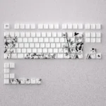 Jinhsi Keycap Set, showcasing premium Cherry profile and subtle, sophisticated colors inspired by tranquil evening skies.