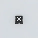 Off-White Streetwear Series Keycaps in Cherry profile, reflecting an industrial streetwear aesthetic with its sleek metallic finish and minimalist design.