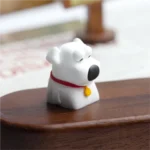 This gallery displays the handcrafted Brian Griffin resin keycap, revealing the iconic Family Guy characters vibrant details and meticulous artistry design.