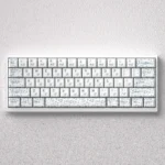 Artistic Floral Keycap Set, featuring elegant cultural motifs and a classic Cherry profile, designed for compact mechanical keyboards.