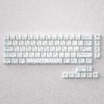 Elegant Floral Keycap Set featuring distinctive artistic patterns and Cherry profile, perfect for compact mechanical keyboards.