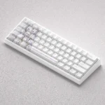 Artistic Frieren keycaps set, displaying detailed fantasy anime art and character illustrations from Beyond Journeys End, accentuating the nostalgic touch.