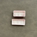 Sleek black Double-Shot ABS Backlit Heart Keycap with a vibrant, translucent red heart icon. This premium profile keycap showcases its stunning design.