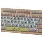 Playful Hello Kitty Joyful Pink dye-sub PBT keycaps set, Cherry profile, front-lit for backlighting, small full set.