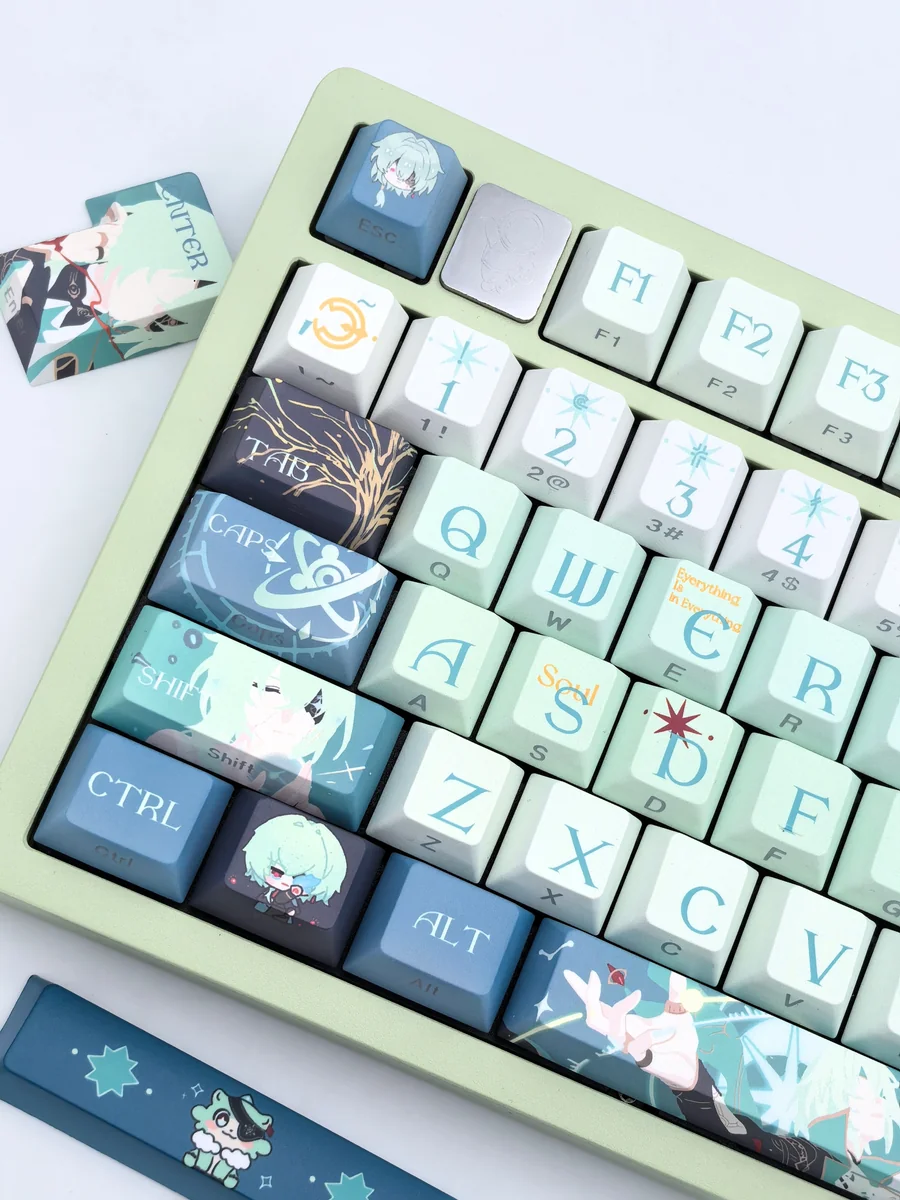 Honkai Star Rail Keycap Set | Anaxa Cherry Profile for Gamers