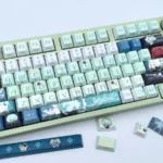 Exclusive Anaxa Honkai Star Rail Cherry Profile keycaps set, showcasing vibrant, character-specific artistic designs.
