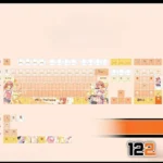 inaba-meguru-cherry-keycapset-mechanical-keyboard-front