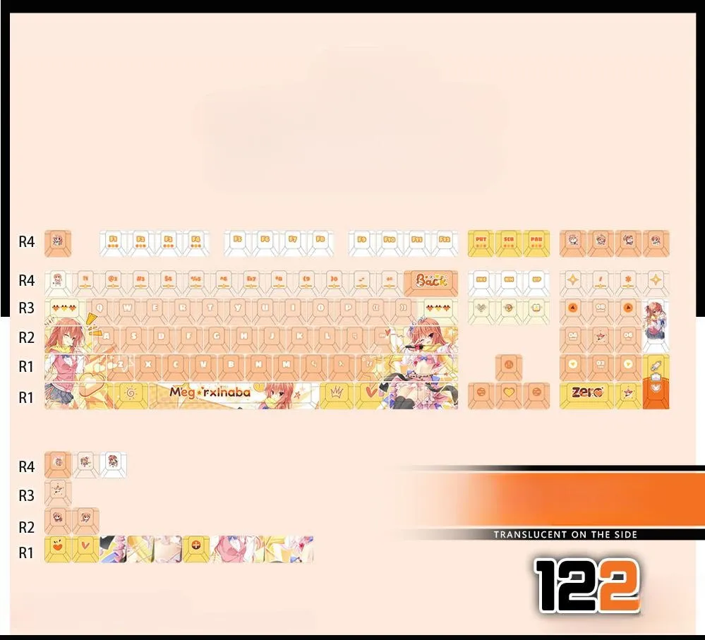 inaba-meguru-cherry-keycapset-mechanical-keyboard-side