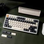 Gallery views of the premium PBT dye-sub Interstellar keycaps set, revealing its stunning cosmic deep space odyssey theme and custom craftsmanship.