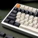 Premium Interstellar keycaps set showcasing durable PBT dye-sub craftsmanship from multiple angles, capturing the cosmic deep space odyssey theme.