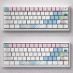 Main image of exclusive Izumi Sagiri keycap set for mechanical keyboards, featuring vibrant anime character art, crisp legends, and an opaque finish.