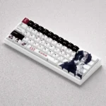 Exclusive Juuzou Suzuya Keycap Set, displaying rebellious anime stitches and dark aesthetic details for mechanical keyboards.