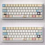 Main display of the exclusive Kitagawa Marin keycaps set, showcasing vibrant and expressive anime character art. Custom PBT keycaps for mechanical keyboard.
