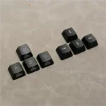 Playful Lightning Cloud Movement Control Keycap, shown from all angles. Translucent ABS material with vibrant RGB light highlights the unique design.