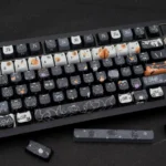 Exclusive Lord Mysteries Klein Moretti Keycaps set, showcasing whimsical illustrations and mystical fantasy motifs for an artistic, premium keyboard.