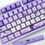 Lucien Keycaps: Queen's Choice PBT Set. Exclusive Lucien-themed PBT keycap set.3. Lucien Keycaps4. Elegant purple and blue motifs, inspired by Mr.Love.