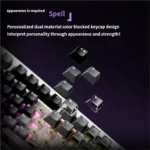 5075 V3 Magnetic Gaming Keyboard. Sleek black transparent design, ultra-responsive magnetic switches, and gasket-mounted precision optimize your setup.