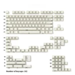 Ethereal shimmering translucent magnetic keycaps set, displaying a subtle jade elegance, showcase their unique magnetic switch technology.