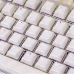 Ethereal shimmering translucent magnetic keycaps set with jade elegance. Captures their premium PBT+PC construction and crystal-inspired glow.