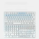 Playful Maltese Dog MOG Keycap Set, shown from multiple angles, featuring whimsical dogs and magnetic switch compatible MOG profile.