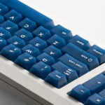 Explore the full Deep Blue Frosted PC Magnetic Switch Keycaps Set in this gallery, revealing its cool, elegant translucent design from multiple design.