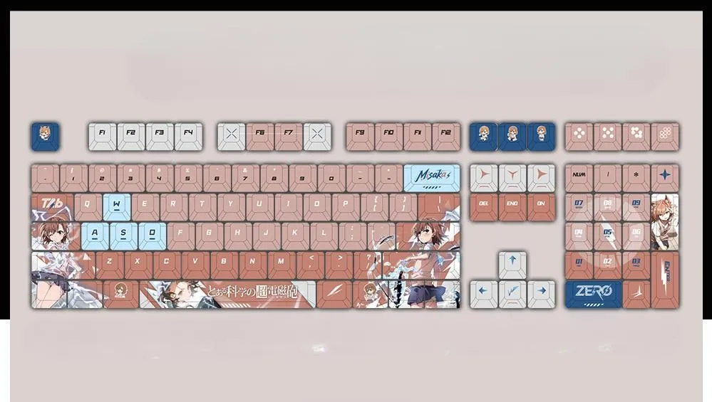 mikoto-misaka-cherry-keycapset-mechanical-keyboard-upfront
