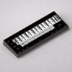 Multiple views of Castle in the Sky Musical Note Cherry Keycap Set featuring ethereal piano key, bringing musical note to life.