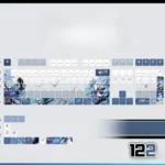 oguri-cap-cherry-keycapset-mechanical-keyboard-fron