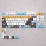 Premium Onodera Kosaki Anime PBT Dye-Sub Keycap Set displayed, featuring vibrant and exclusive illustrations for an adorable keyboard upgrade.