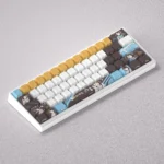 Detailed views of the Premium Onodera Kosaki Anime PBT Dye-Sub Keycap Set, highlighting its vibrant illustrations and adorable character charm.