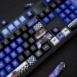 Osborn Light & Night keycaps set gallery showcasing elegant, character-inspired design from multiple angles, highlighting their exclusive premium aesthetics.