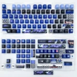 Osborn Keycaps Light & Night Exclusive Set, shown from multiple angles. Elegant, character-inspired designs reveal Osborn's refined aesthetic.