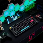 Playful CherryBomb PBT keycaps set showcased from multiple angles, emphasizing the full durable dye-sublimated Cherry set on a crisp white backdrop.