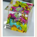 Vibrant, hand-sculpted Pokemon Hoopa keycap showcasing intricate anime-accurate details, a true collectible artisan piece for mechanical keyboards.