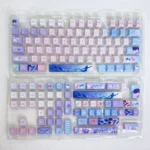 Detailed view of the Rafayel Keycap Set showcasing its elegant, character-inspired aesthetic, premium double-shot PBT material.