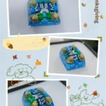 Imposing, handcrafted legendary Regigigas Pokemon artisan keycap, featuring an intricate sculpt perfect for mechanical keyboards.