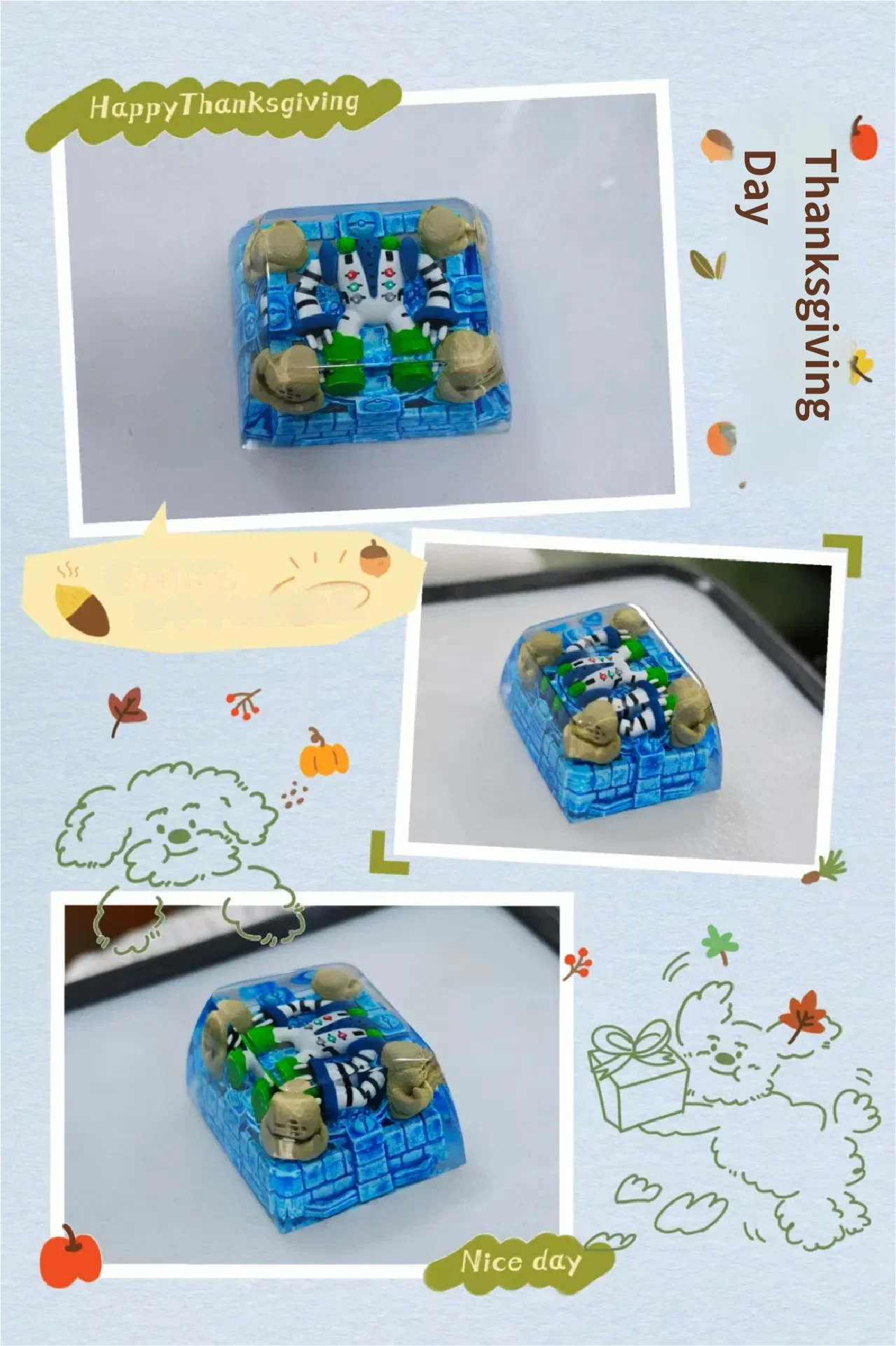 Imposing, handcrafted legendary Regigigas Pokemon artisan keycap, featuring an intricate sculpt perfect for mechanical keyboards.