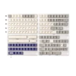 Showcasing Retro Flooding Series Cherry Keycap Set with timeless vintage aesthetics and crisp, durable legends for custom mechanical keyboard.